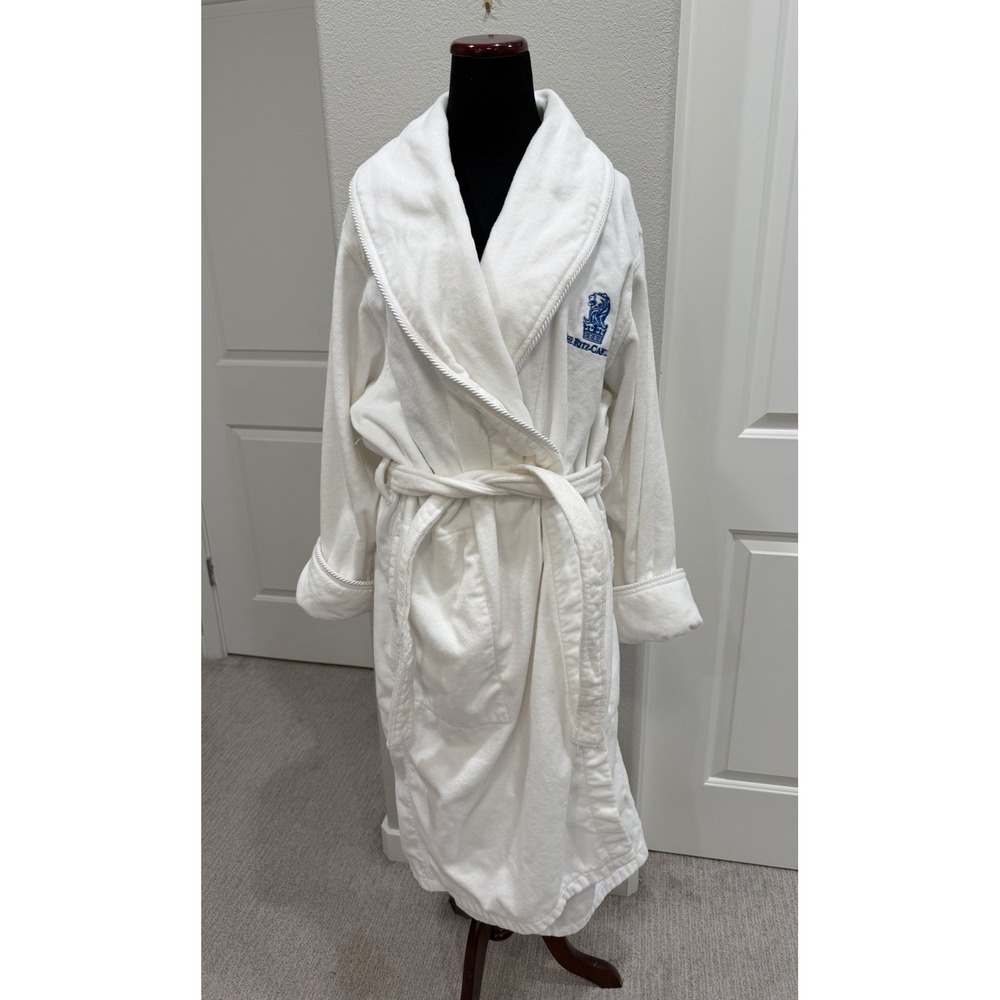 Vintage Ritz-Carlton Heavyweight Terry Cloth Robe – Unisex One Size Made in USA